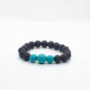 Brățară Turquoise Craon | Handmade | ACcesorii Majordom | Pietre lava și Howlit