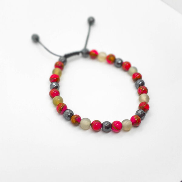 Brățară Lilium Davidi/Bratara Hematit Agate si compozit 2